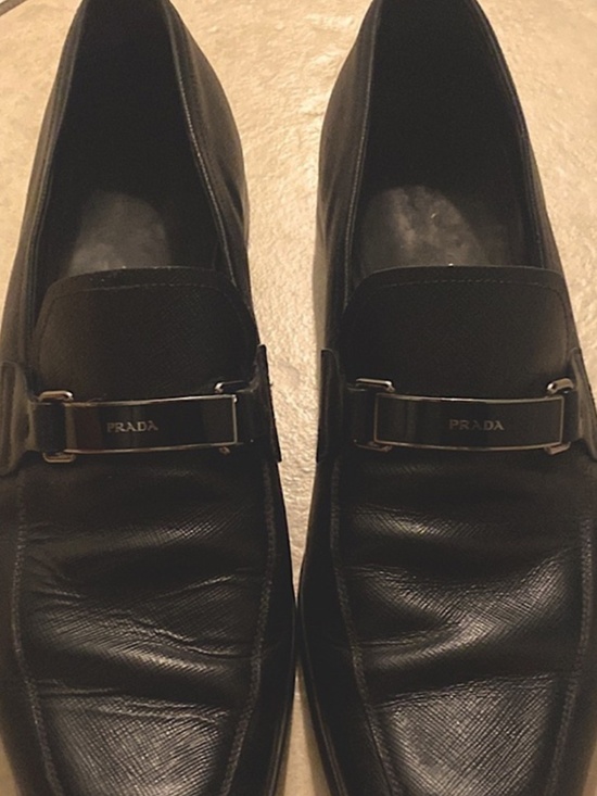 Prada Saffiano loafers main image 2